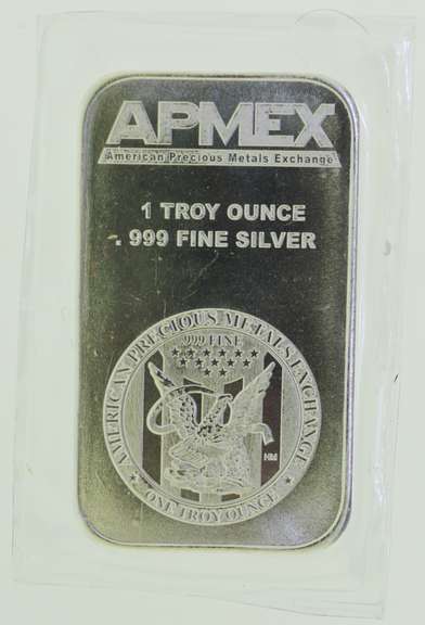 APMEX 1 oz .999 Fine Silver Bar