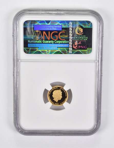 PF70 UCAM 2009-P Australia $5 Gold 2004 Kookaburra NGC