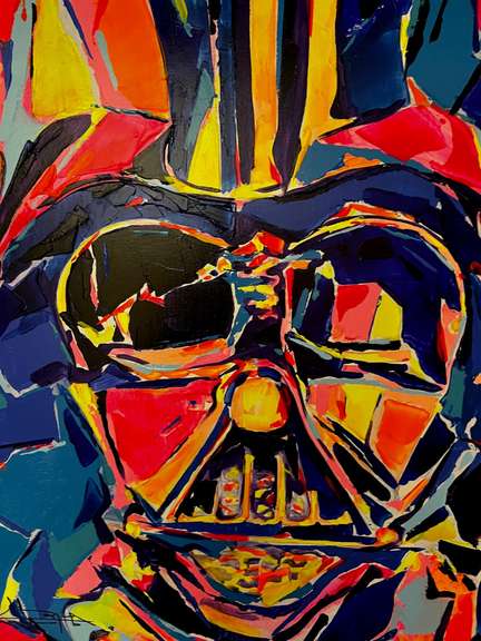 Iconic Bad Guy Pop Painting