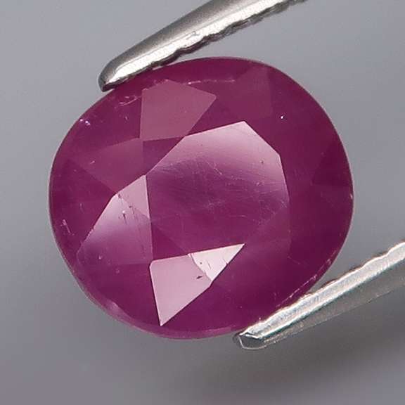 Richly colored UNHEATED 3.54ct Ruby solitaire
