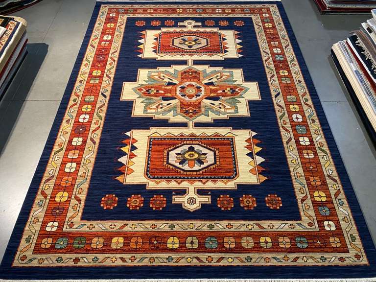 Stunning Wool Rug 6x8