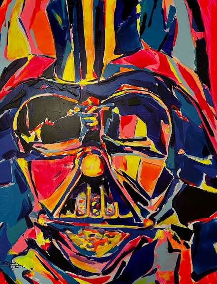 Iconic Bad Guy Pop Painting