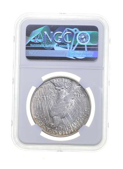 MS62 1922 Peace Silver Dollar - Graded NGC
