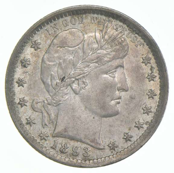 1893 Barber Quarter