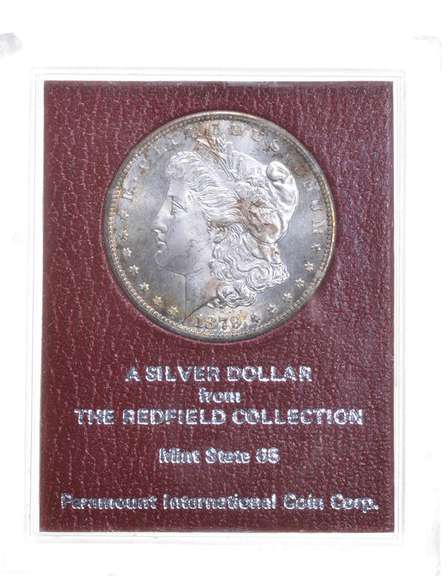 MS65 1879-S Morgan Silver Dollar - Redfield Collection - Graded PICC