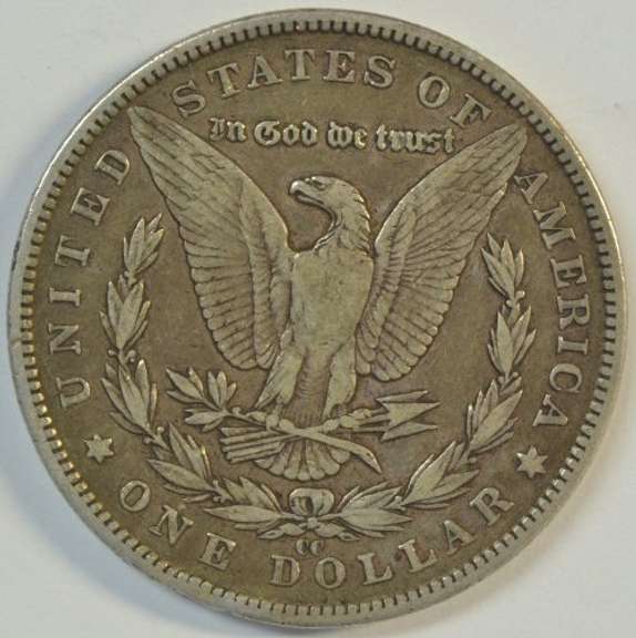 Super Choice XF 1890-CC Morgan Silver Dollar. Key date