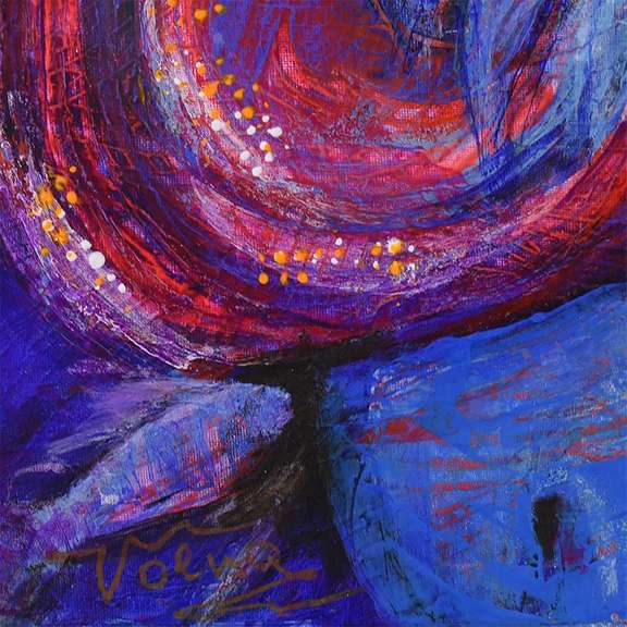 Original Painting on stretched canvas, Hand Signed