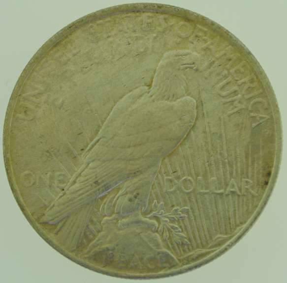 1923 Peace Silver Dollars $1 US Coin Flashy White Slider BU