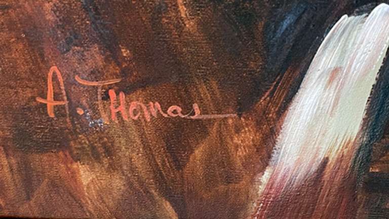 Large Original Oil on Canvas by Andrew Thomas