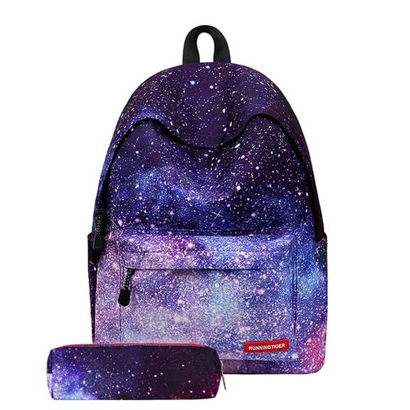Starry Sky Pattern Large Capacity Macbook Tablet Bag