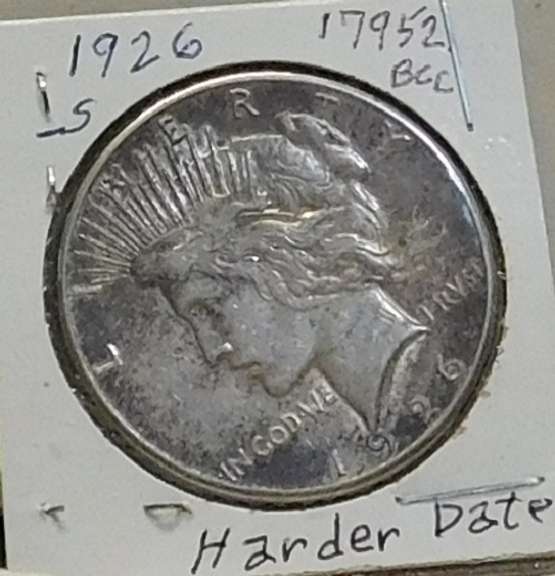 1926-S Peace Dol  circ  hard date