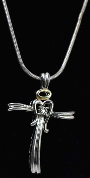 Sterling Silver Cross Necklace
