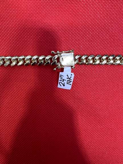 14K SOLID YELLOW GOLD CHAIN 