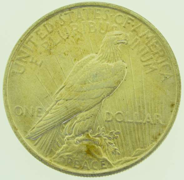 1922 Peace Silver Dollars $1 US Coin Flashy White Slider BU