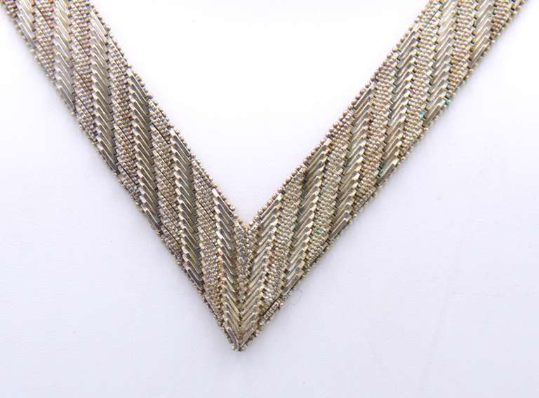 Vintage Sterling Silver Mexico Necklace
