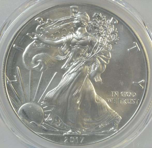 PCGS MS69 2017 $1 Silver Eagles from West Point Mint