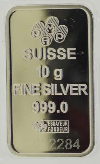 Pamp Suisse Lady Fortuna 10 Gram .999 Swiss Fine Silver Bar