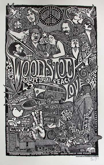 Ben G. Hand Signed, Woodstock