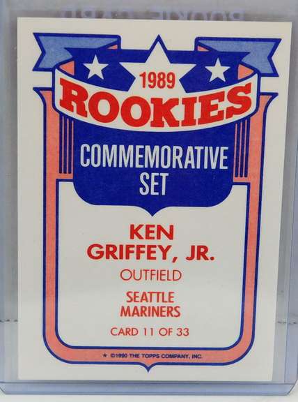 Ken Griffey, Jr. Topps Rookie Baseball Card