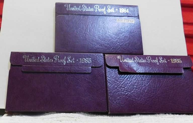 3 sets:  1 ea 1984 & 2 ea 1985 PRF Sets