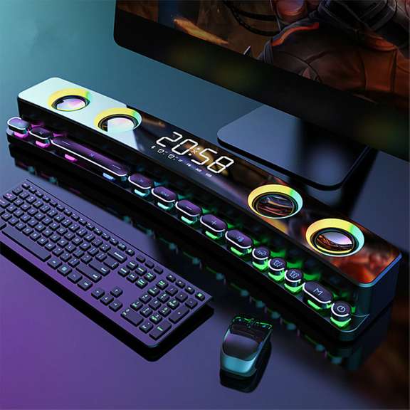 Bluetooth 5.0 Wireless Gaming Speaker Sound Bar