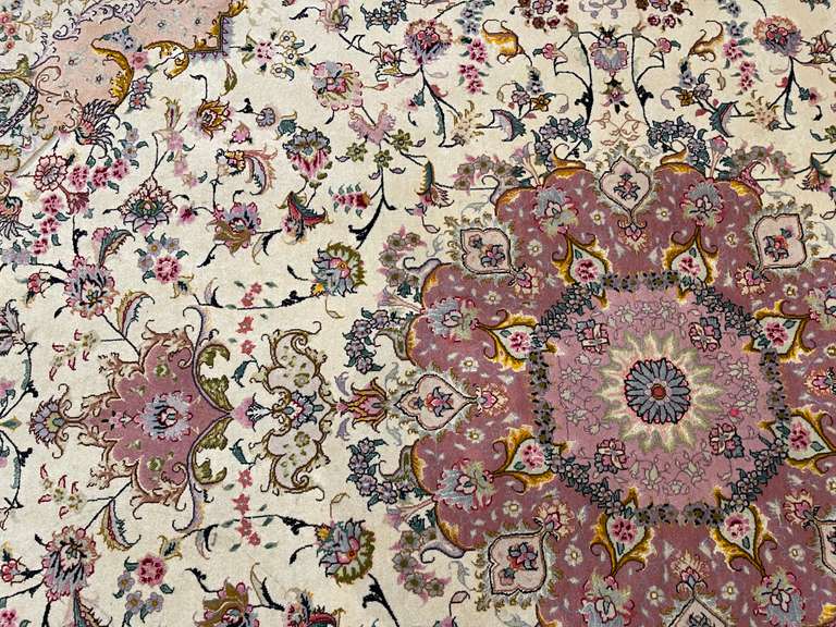 9.10 X 6.8 Persian Handmade very Fine Tabriz