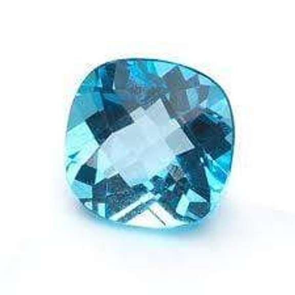 5MM CUSHION BLUE TOPAZ LOOSE GEMSTONE