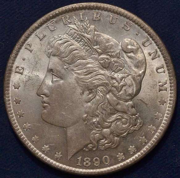 1890 Morgan Silver Dollar, BU.