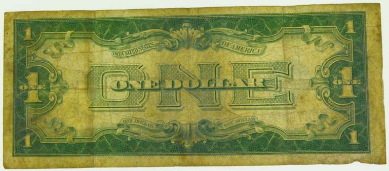 1926-A $1 Silver Certificate Blue Seal US Currency Note Bill