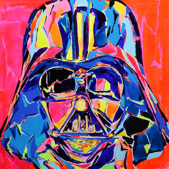 Iconic Bad Guy Pop Painting