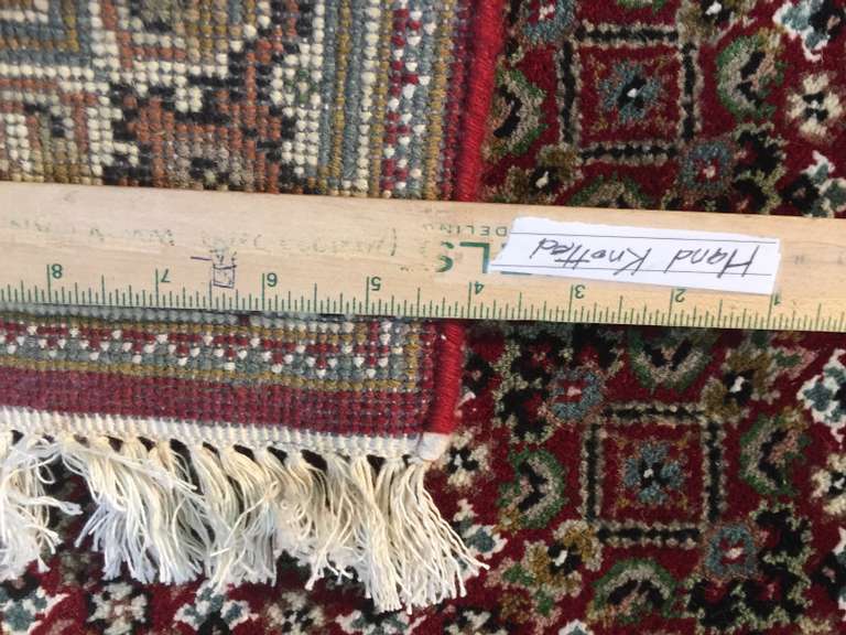 FINE SILK & WOOL PERSIAN TABRIZ RUNNER 8'