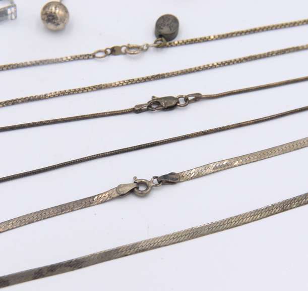 Group Lot of Vintage Sterling Silver Jewelry