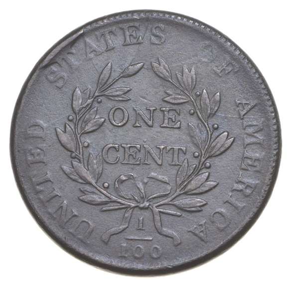 1803 Draped Bust Large Cent S.256 Small Date Small Fraction - REV CUD