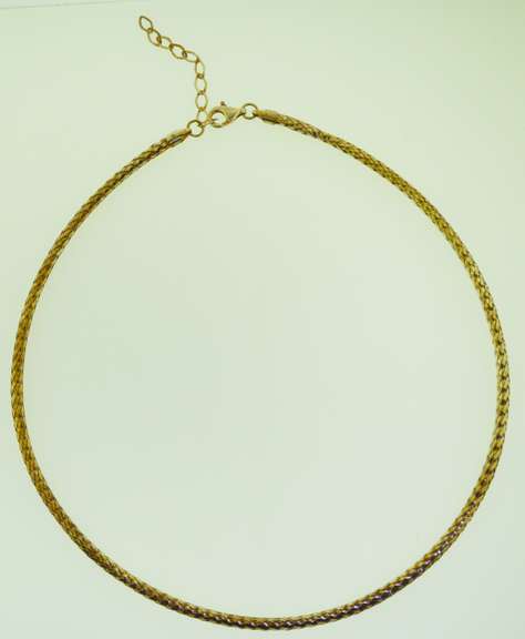 Italian Sterling Silver 3mm Woven Chain