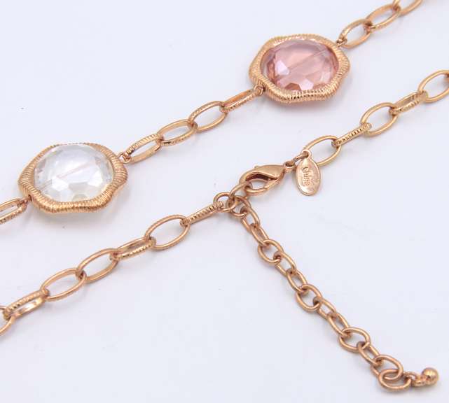 Joan Rivers Crystal Long Necklace