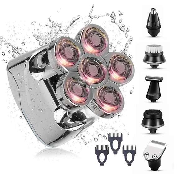 6D Independent Floating Heads Electric Shaver Smart