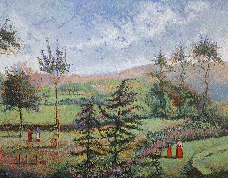 Hugues Claude Pissarro Limited Edition Engraving 105/435