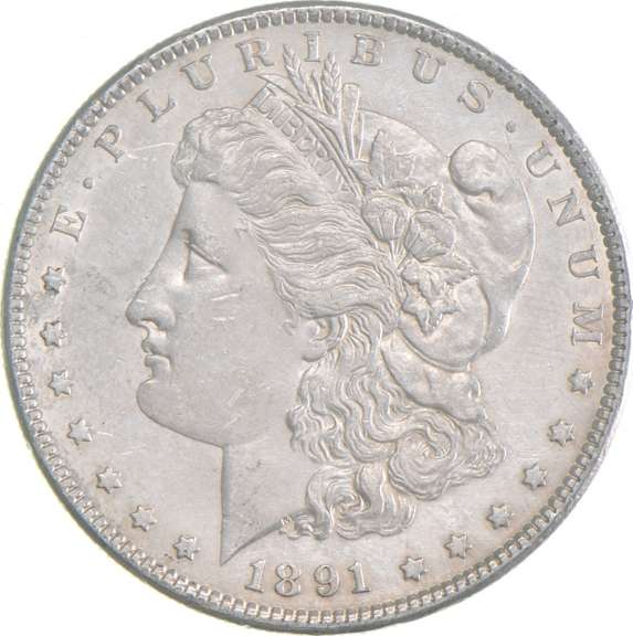 1891-S Morgan Silver Dollar