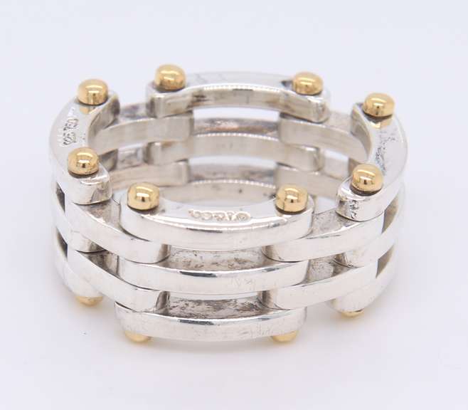 Tiffany & Co Two Tone Gate Link Band