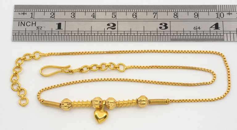Tasteful 21k Gold Necklace