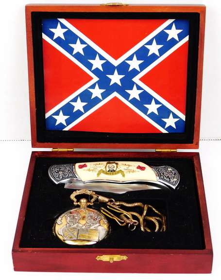 Robert E. Lee Pocket Watch & Pocket Knife in Box