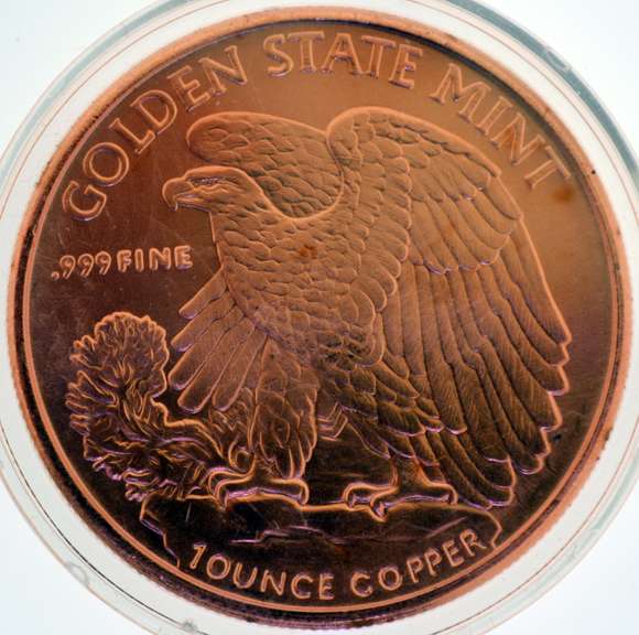 1 oz Fine .999 Copper Coin