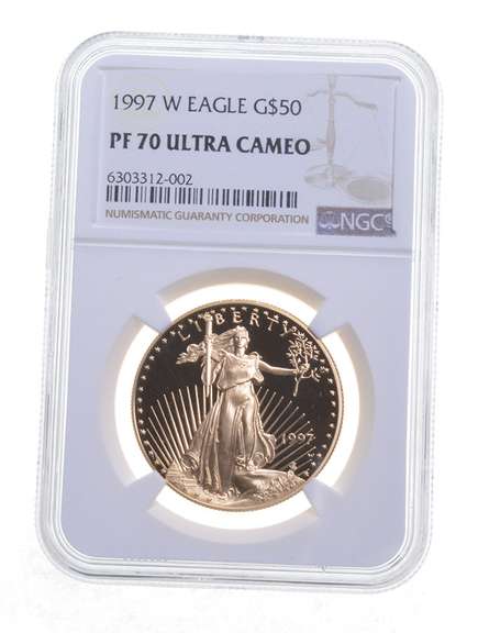 PF70 UCAM 1997-W $50 American Gold Eagle - Graded NGC