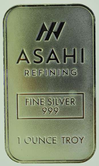 Asahi 1 oz .999 Fine Silver Bar