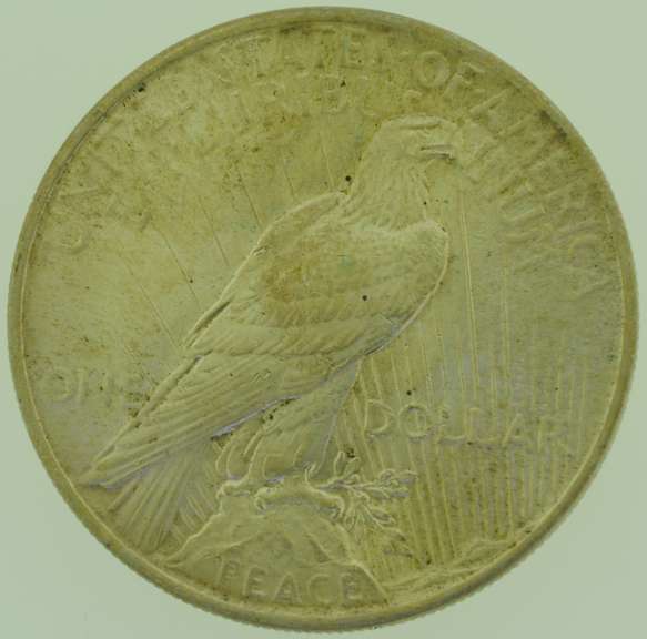 1922 Peace Silver Dollars $1 US Coin Flashy White Slider BU