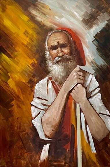 Large Original Oil on Canvas by Andrew Thomas