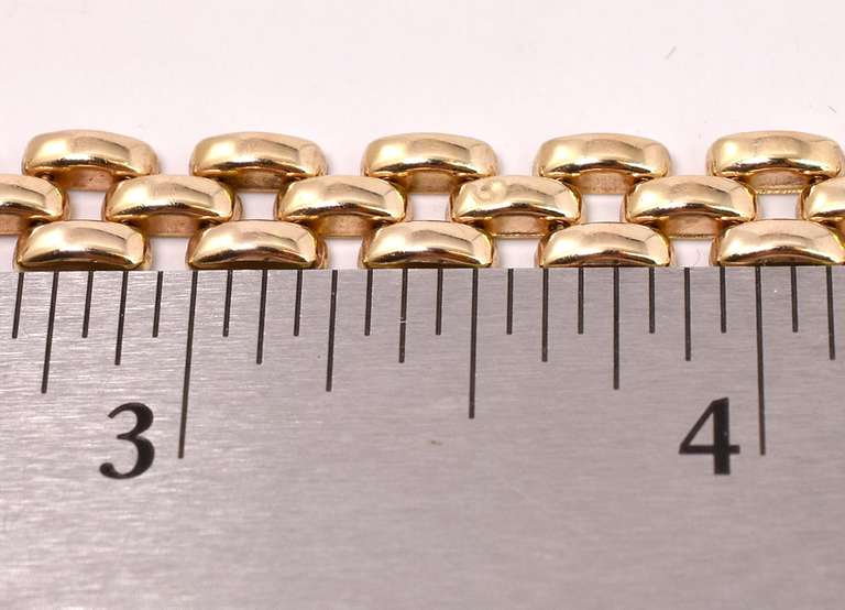 Brilliant Bar Link Bracelet in 14K Yellow Gold