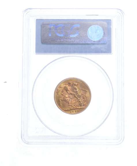 MS64 1928-SA South Africa 1 Sovereign - Graded PCGS