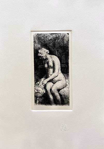 Rembrandt, WOMAN BATHING