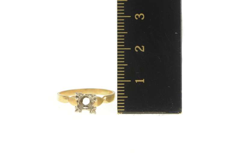 14K Yellow Gold Vintage NOS 1950's 5.4mm Engagement Setting Ring